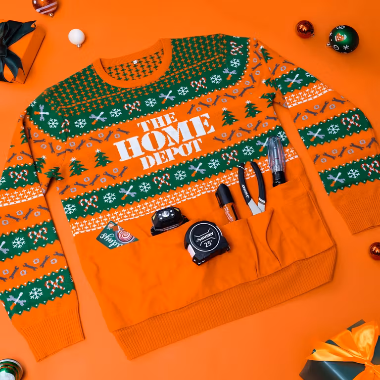 Home Depot Holiday Sweater Kit with Tools and $50 Gift Card
